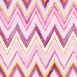 Tepi Purple Zig Zag Wallpaper