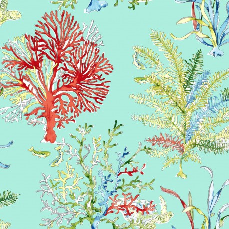 Coral Reef Multicoloured Wallpaper