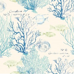 Coral Fish Blue Wallpaper