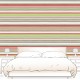 Coral Striped Red Wallpaper