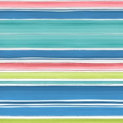 Elle Mutlicoloured Striped Wallpaper