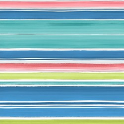 Elle Mutlicoloured Striped Wallpaper