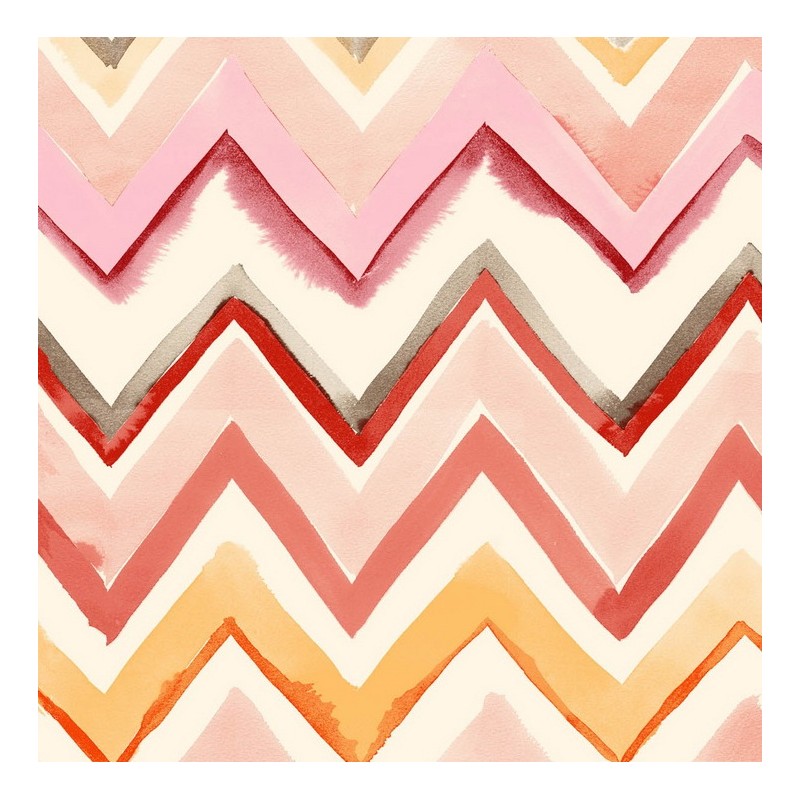 Zig Zag Multicoloured Pale Pink Wallpaper Zig Zag 41 W04