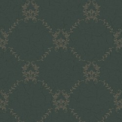 Hugo Forest Green Trellis Wallpaper