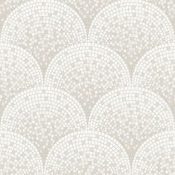 Beaux Arts 2 Silver Mosaic Tile