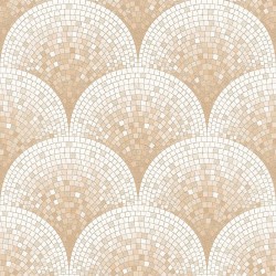 Beaux Arts 2 Rose Gold Mosaic Tile