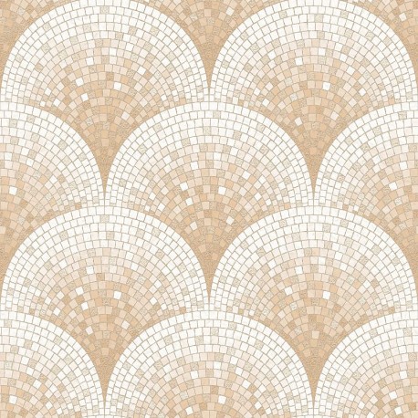 Beaux Arts 2 Rose Gold Mosaic Tile