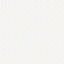 Beaux Arts 2 White & Silver Chevron