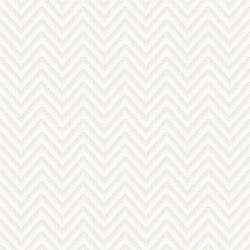 Beaux Arts 2 White & Silver Chevron