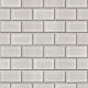 Beaux Arts 2 Brick Tile White