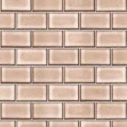 Beaux Arts 2 Brick Tile Mink Brown