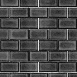 Beaux Arts 2 Brick Tile Dark Blue