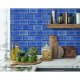 Beaux Arts 2 Brick Tile Dark Blue