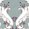 Ornamental Plata Grey Damask