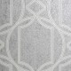 Deco Geo Taupe Grey Trellis