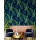 Carioca Grey Palm Leaf