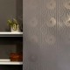 Minispiral Charcoal Grey and Silver Wallpaper
