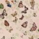 Magic Butterflies Linen White