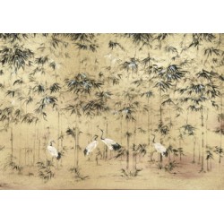 Garzas Gold Wall Mural