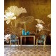 Gustave Metallic Gold Mural