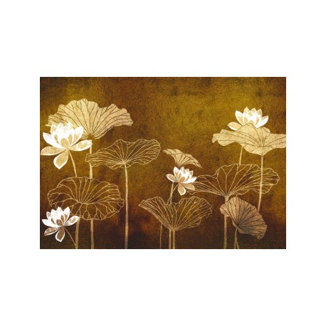 Gustave Metallic Gold Mural