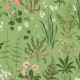 Oshibana Green Wallpaper