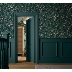 Reverie Navy Wallpaper