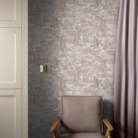 Fungi Folklore Whispering Rose Wallpaper