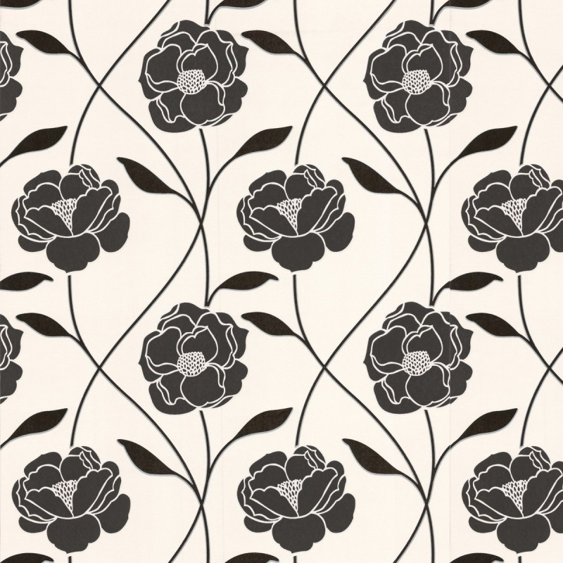 Black Wallpaper Modern Wallpaper Vine Wallpaper Direct