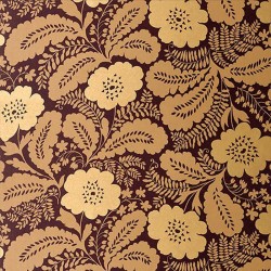 Premium AI Image | Brown wallpaper with a floral pattern and the words  chocolate on it