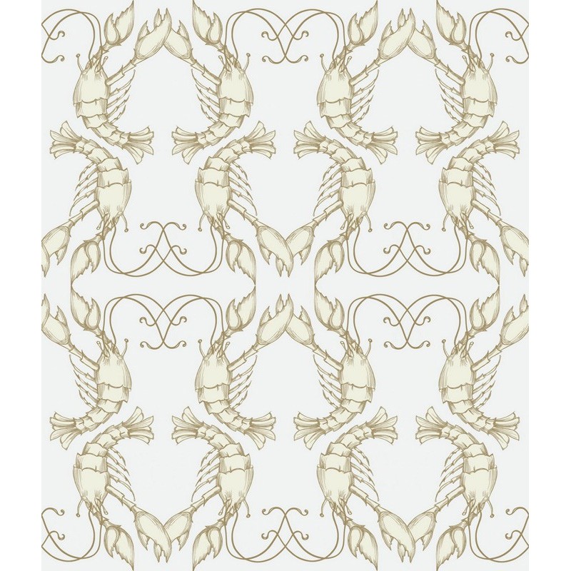 Lobster Wallpaper, Cream Wallpaper, Buy Wallpaper Direct Online