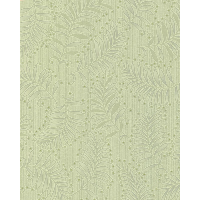 Green Cream Wallpaper | Floral Wallpaper | Fern Wallpaper Direct