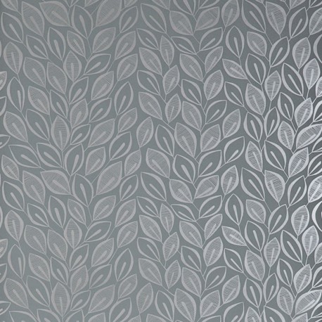 Leaves Wallpaper | Graphite Wallpaper | Wallpaper Direct Online