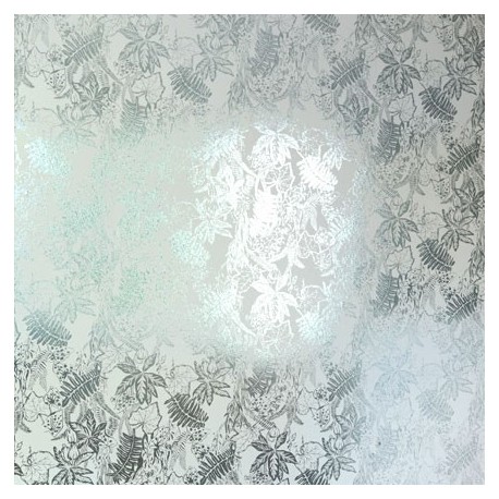 Hothouse Silver, Jade Wallpaper
