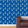 Eros White on Blue Wallpaper