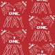 One Way White on Red Wallpaper