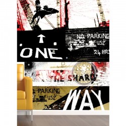 One Way Wall Mural