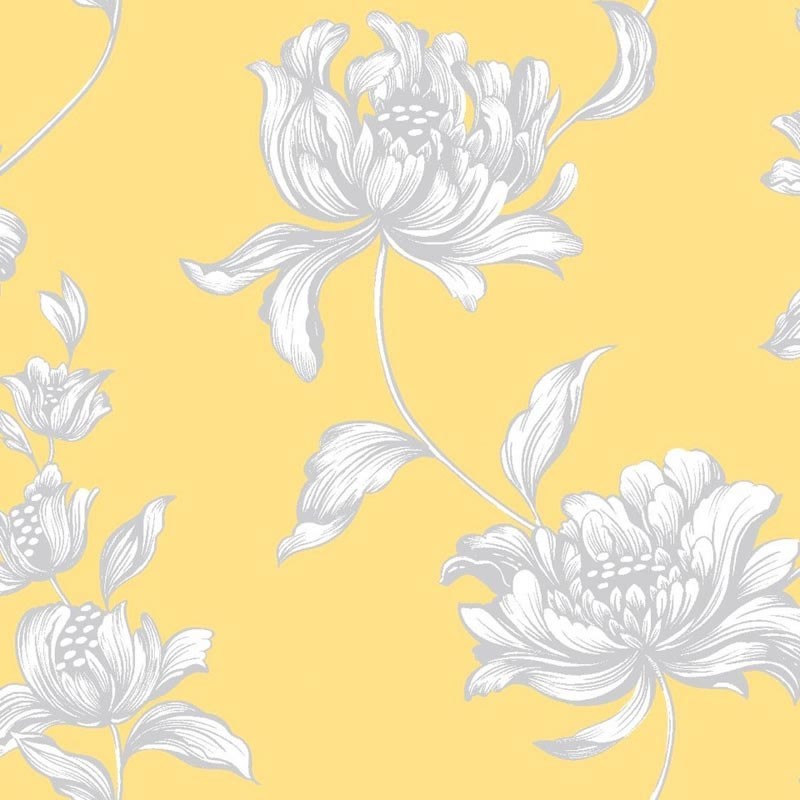 vanessa yellow wallpaper bloomsbury wallpaper yellow wallpaper