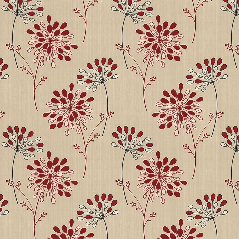 Burst Red & Beige Wallpaper, Red Wallpaper, Buy Wallpaper Online