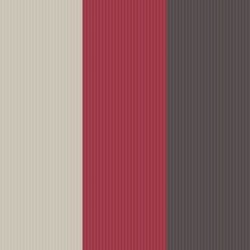 Stria Red & Chocolate Wallpaper