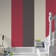 Stria Red & Chocolate Wallpaper