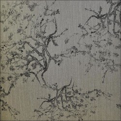 Kyoto Grey Pewter Wallpaper