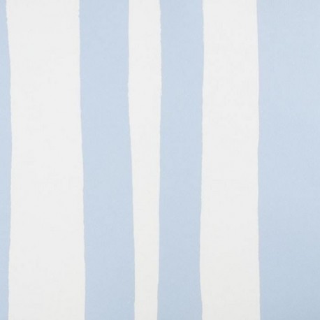 Tatti Azul Stripe Wallpaper