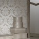 Versalles Silver Ivory Wallpaper