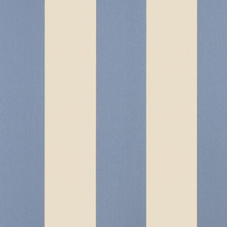 Danubio Blue Beige Stripe Wallpaper