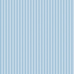 Classic Stripe - Vintage Blue Wallpaper