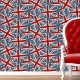 Jack Flag Red, White & Blue Wallpaper