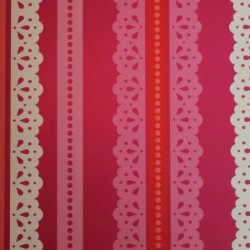 Lace Fucsia Pink and Red