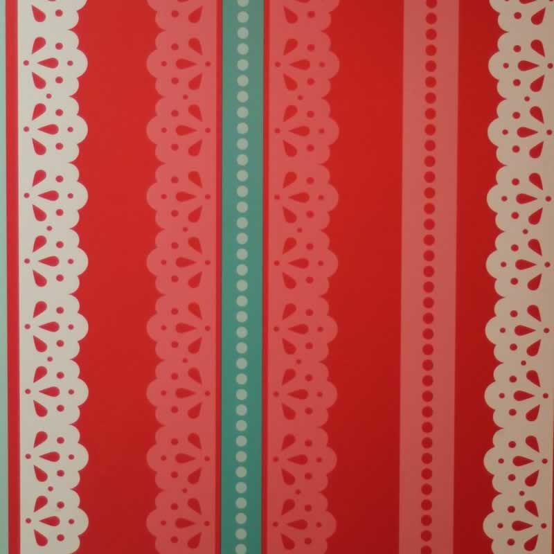 Lace Red Striped-1280046