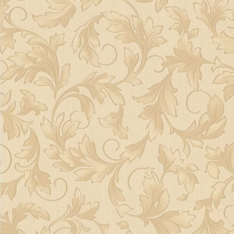 Charmed Cream Gold Beige Wallpaper, Graham Brown Charmed